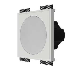 Round Theory speaker flush in-wall mount by SeeLess