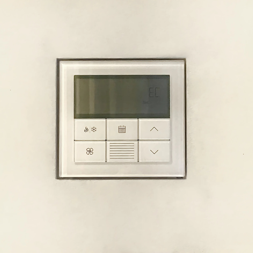 SLA-LPTS-062 plaster platform for Palladiom Thermostats – paintable level 5 finish and 1/16” reveal