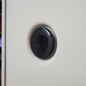 Left side view of Mud-In platform with Google Nest Learning Thermostat