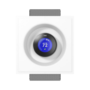 Flush-mounted SeeLess SLN-TSU-750 platform for low-voltage devices like thermostats and sensors