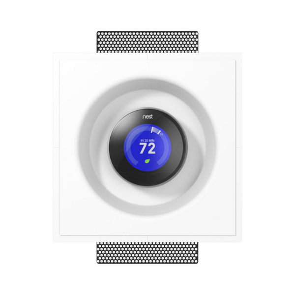 SLN-TSU-500 recessed thermostat mount with flush trimless design
