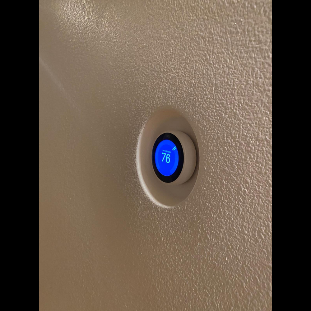 Side view of SLN-TSU-750 showing seamless recessed design for modern interiors