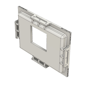 3D Render of Control4 11" touch panel - Back side