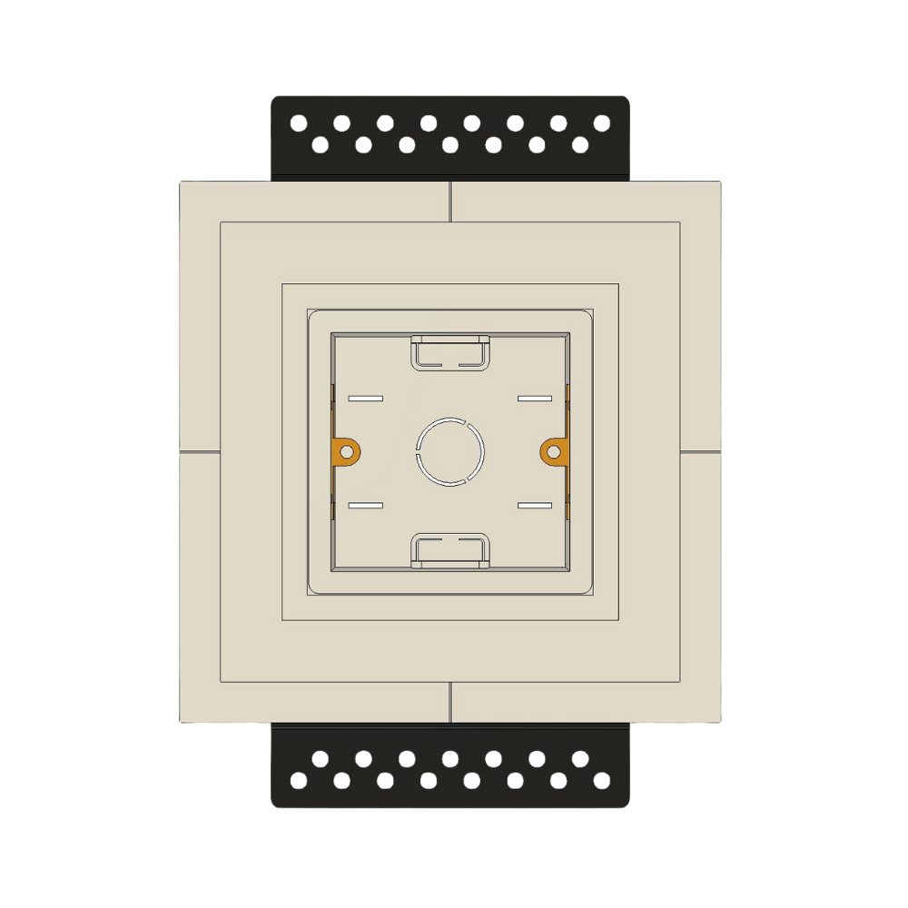 Single-column flush mount SLA-LP1C-062M, precision-crafted for Lutron Palladiom keypads, offering a clean, modern look.