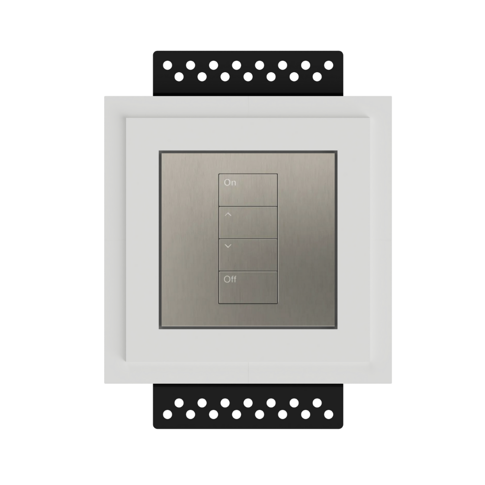 Lutron Palladiom single-column flush in-wall mount by SeeLess