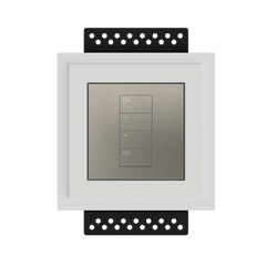 Lutron Palladiom single-column flush in-wall mount by SeeLess