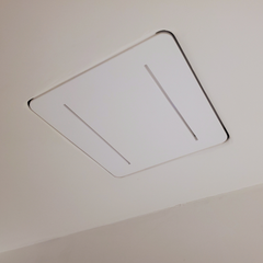 Installed Universal Small Access Point Mud-In Platform with Line Trim