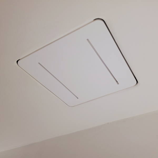 Installed Universal Small Access Point Mud-In Platform with Line Trim