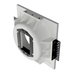 Low-voltage ready sensor platform with adaptable mounting bracket system- side angle.