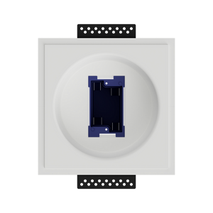 Eco-friendly recessed mount for one-gang round smoke and sensor installation. Plastic Box.