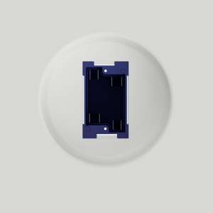 Elegant round flush mount with clean lines and symmetrical design