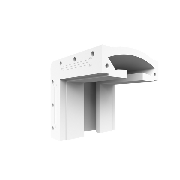 Close-up of SLS-GLC15-CW showing precise gypsum edges and flush mount installation