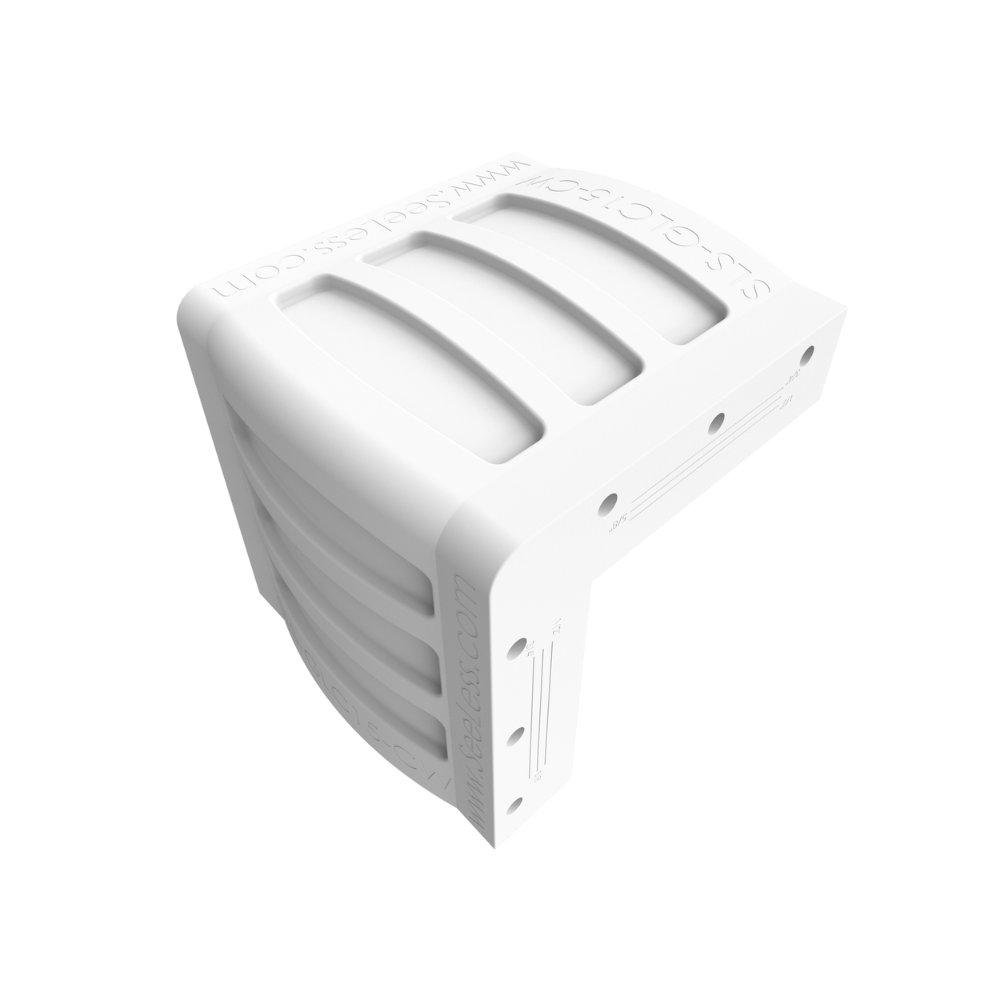 Perspective view of GLC15-CW accessory integrated into a continuous gypsum lighting system