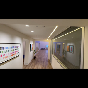 Close-up of SLS-GLC15 Gypsum Lighting Cove, showing high-quality gypsum material and clean edge finish