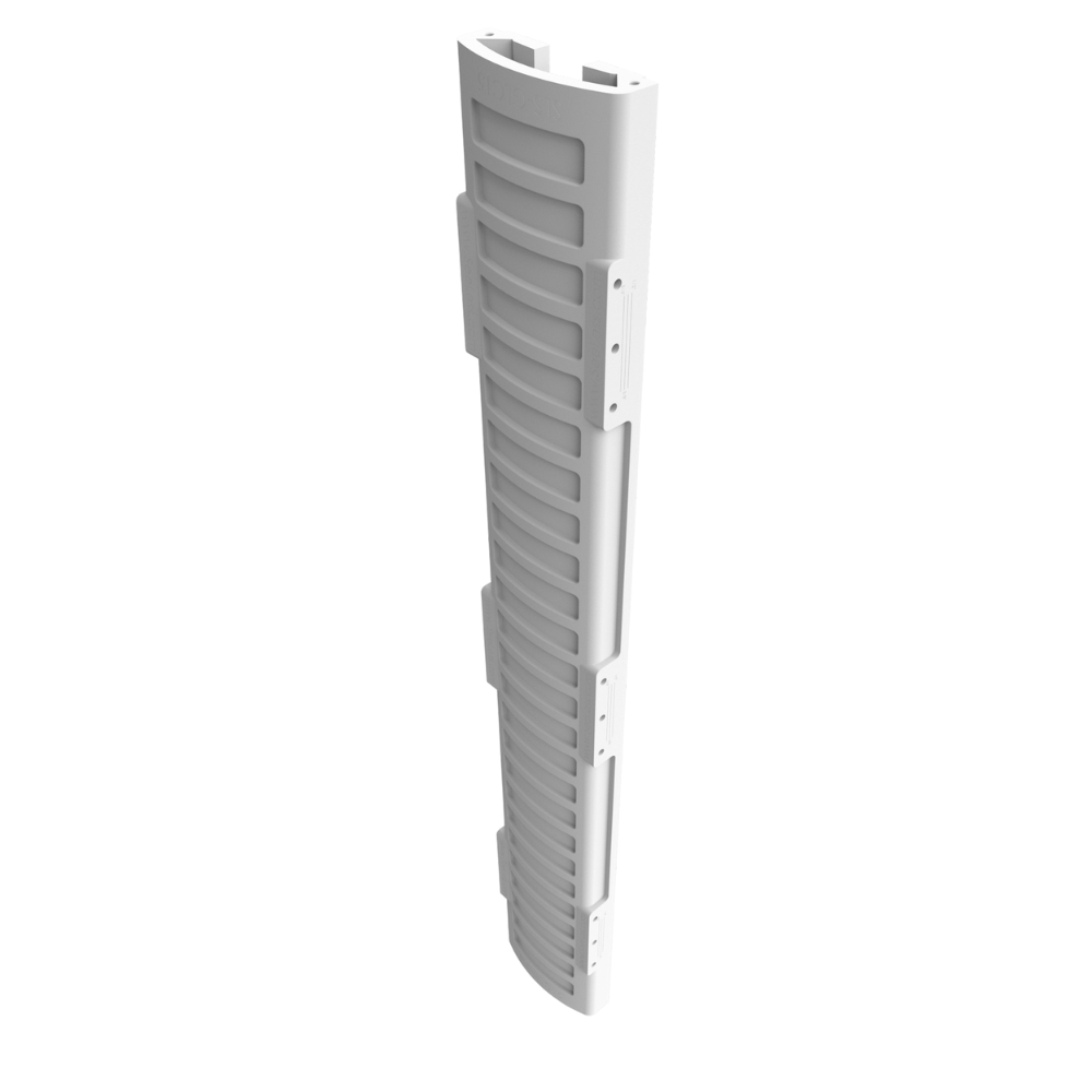 Side profile of SLS-GLC15 Gypsum Lighting Cove, highlighting slim, flush in-wall design for seamless ceiling integration