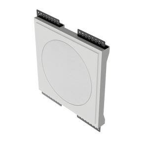 Close side angle of SL-WICI6R-030 platform with installed Wisdom ICI6, highlighting flush fit and trimless design