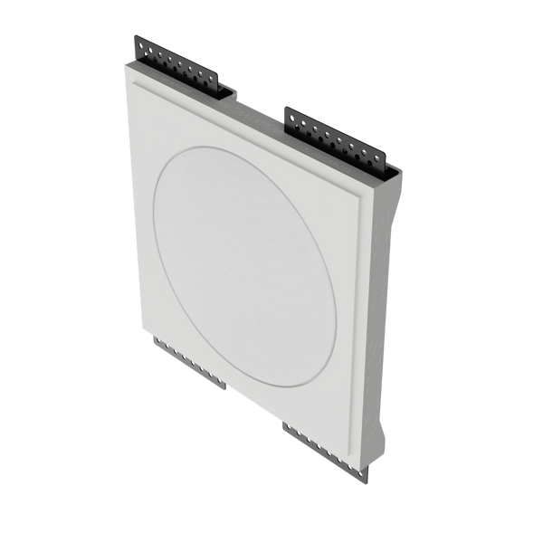 Close side angle of SL-WICI6R-030 platform with installed Wisdom ICI6, highlighting flush fit and trimless design