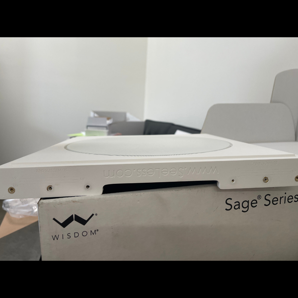 Side view of SL-WICS7R-030 flush mount with Wisdom ICS7a round grill