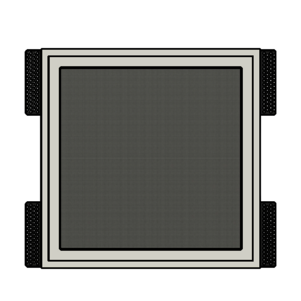 Drywall-integrated SL-WICS7S-030 mount with Wisdom speaker, featuring level five finish