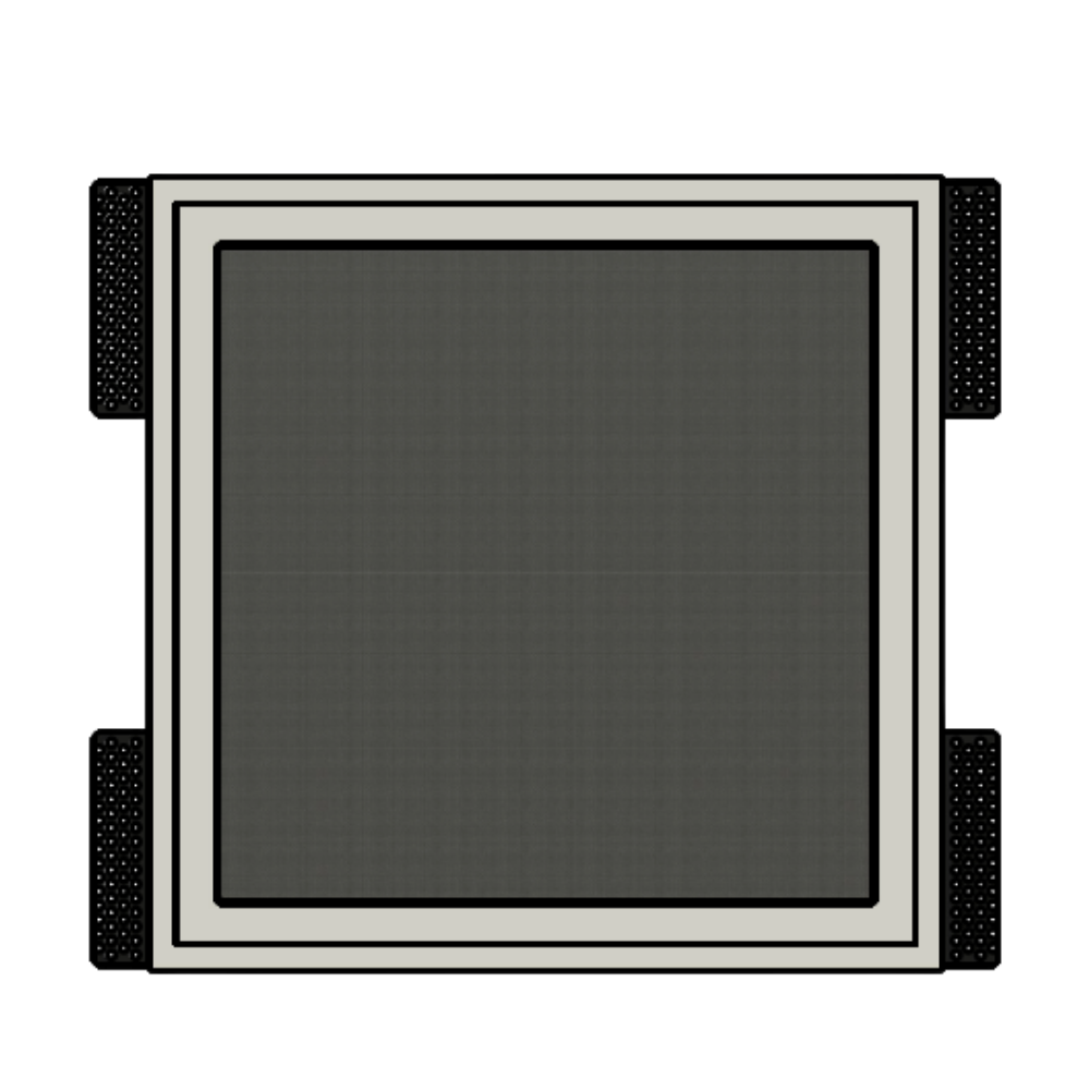 Drywall-integrated SL-WICS7S-030 mount with Wisdom speaker, featuring level five finish