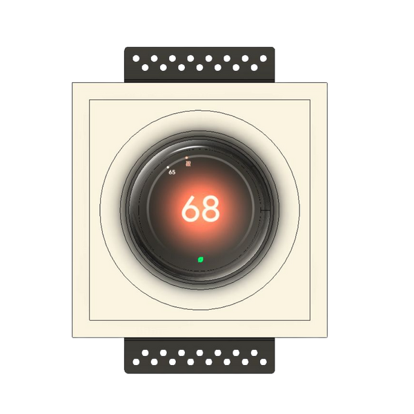 3D render of the Universal Thermostat flush mount SLN-TSU-375