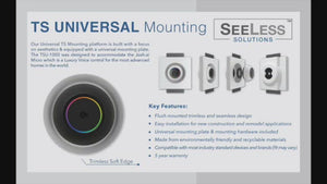 SLN-TSU-1000 R1 Josh.ai Universal TS Mounting Platform. Recessed Mounting for Visual Perfection. Enhance Home Design and Functionality. Expanded Perimeter for Tape and Mud Integration.