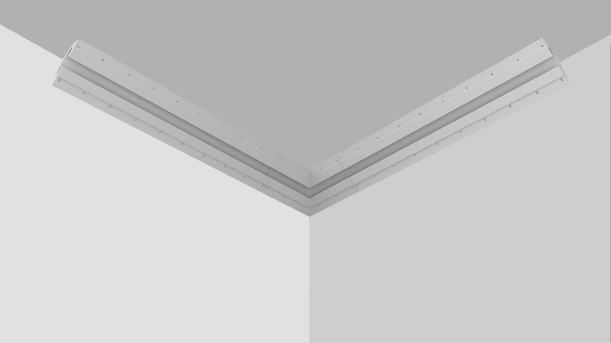 SLS-GLCC15-CR Gypsum Lighting Crown Cove's Corner Accessory | Seamless ...