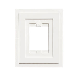 SeeLess Flush mount for Meljac keypads. Meljac Architectural Style In-Wall Plaster Mounting Platform.