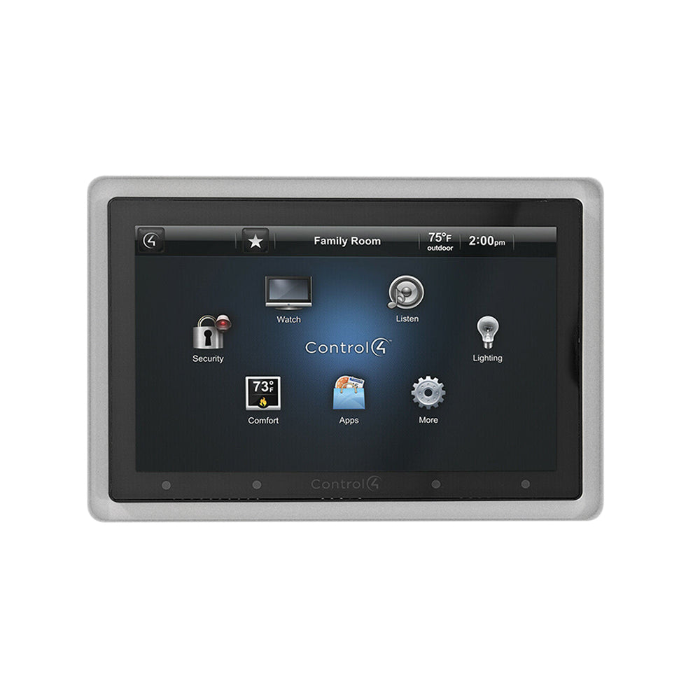 SeeLess flush mount for Control4 touch panel. Control4 Touch Panel In-Wall Plaster Mounting Platform for 8" devices, perfectly designed for seamless integration into diverse home styles with a trim-free appearance.