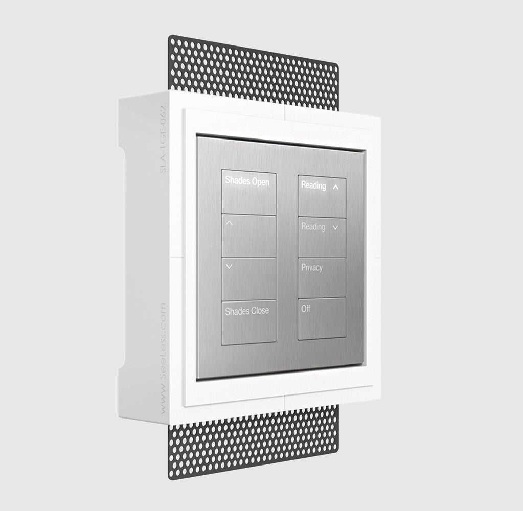 SLA-LP2C-062 Double-Column Lutron Palladiom Mount. Double-Column Lutron International Architectural Style Palladiom In-Wall Plaster Mounting Platform. Seamless Integration for Lutron&#39;s Palladiom Faceplate. Specifically Designed for Double-Column International-Style Faceplates.